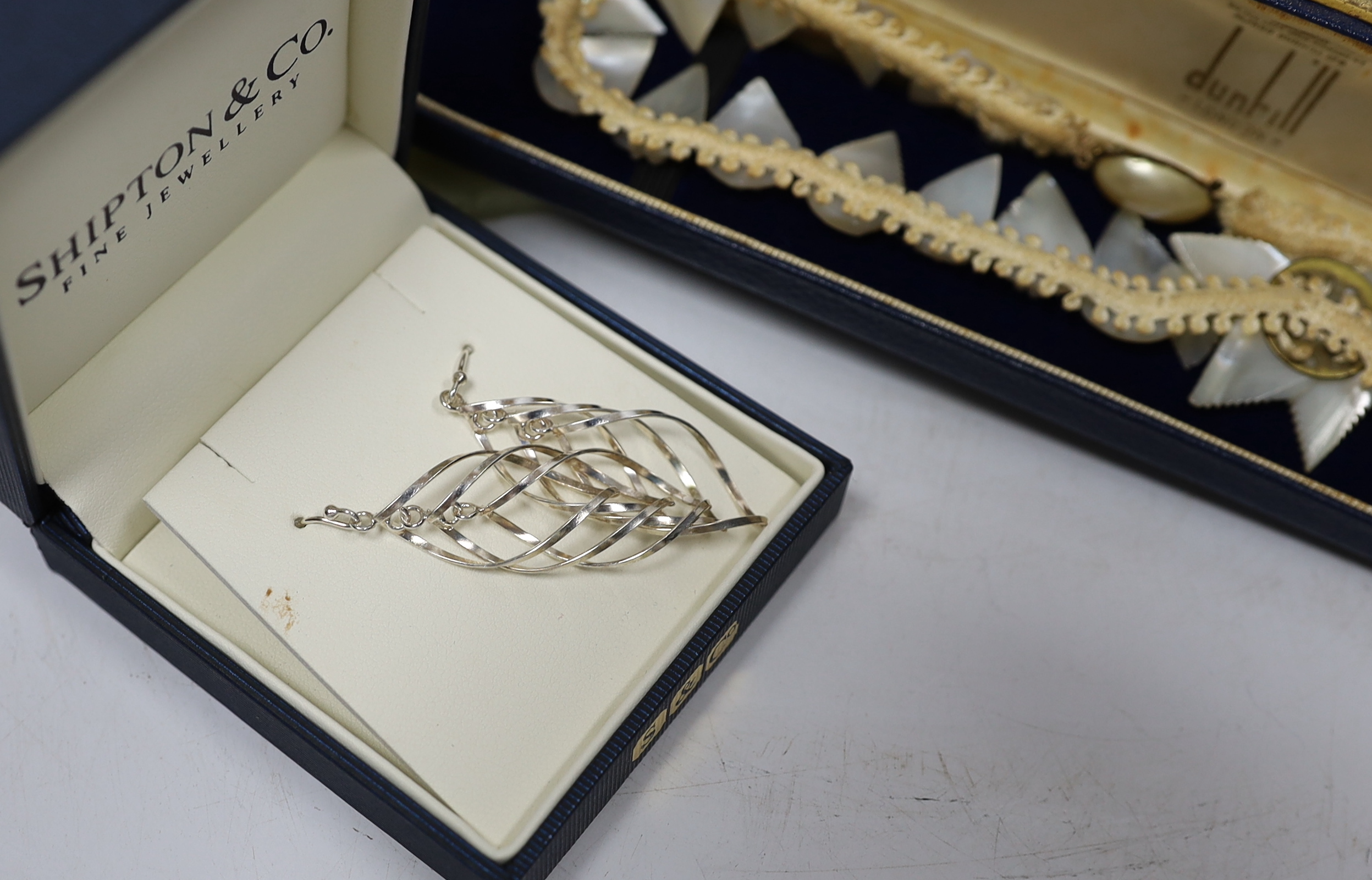 A quantity of assorted mainly costume jewellery, including some silver.